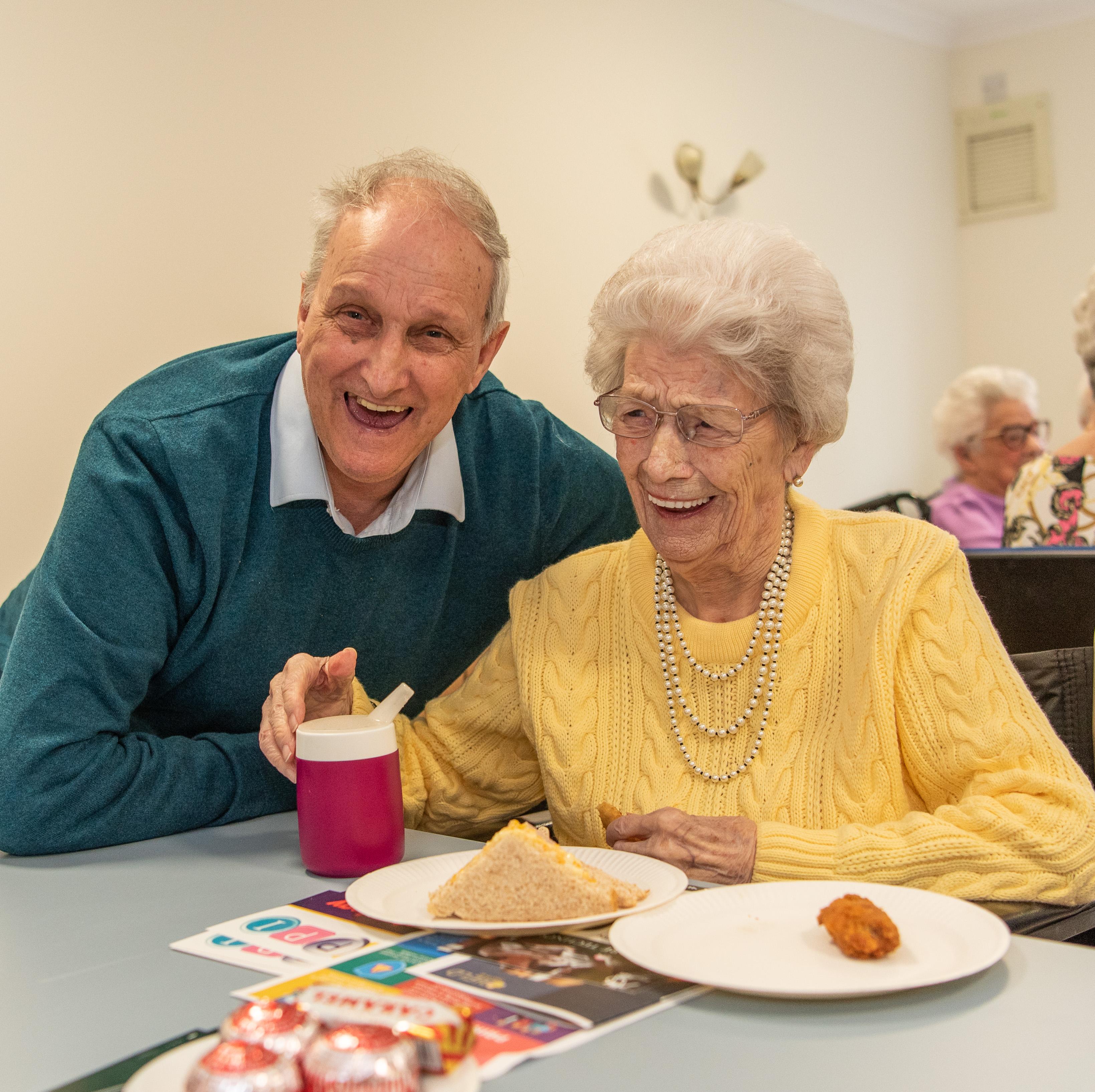 Tenants enjoying digital hub opening event